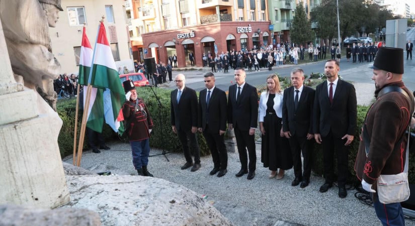 „Hazámért ezt is szívesen!” – Csány László és az aradi hősök előtt tisztelegtek Zalaegerszegen (galéria)