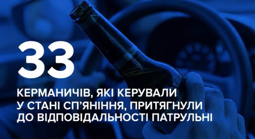 Október eleje óta 33 sofőrt vontak felelősségre ittas vezetés miatt Kárpátalján