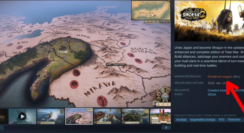 És akkor jött az e-mail, hogy kedvezménnyel megvehetem a felújított Total War játékot, de erre nem számítottam