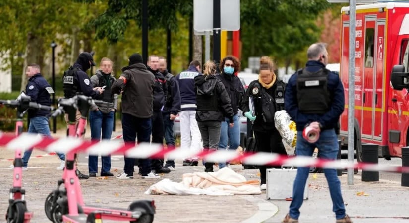 Terrorcselekménynek nevezte a francia belügyminiszter a halálos lövöldözést Párizs közelében - videó