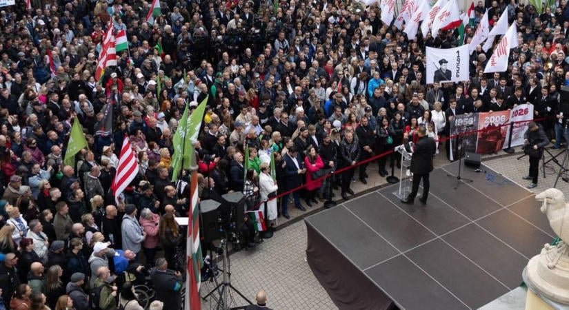 Magyar Péter: Döbbenetes mélységbe süllyedt Toroczkai október 23-án