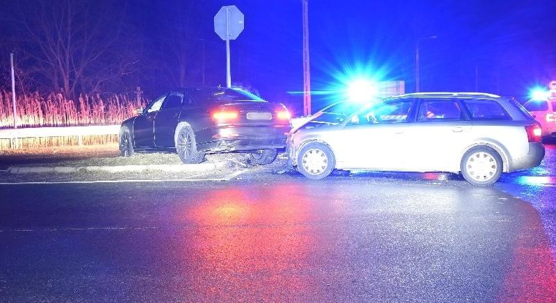 Karambol a becsehelyi elágazónál
