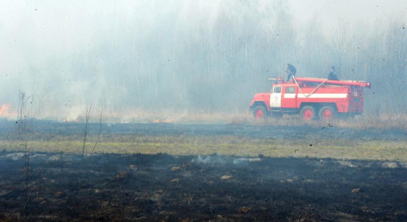Újabb tűzvész ütött ki a csernobili tilalmi zónában