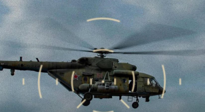 Gyanús helyen ólálkodott egy orosz helikopter