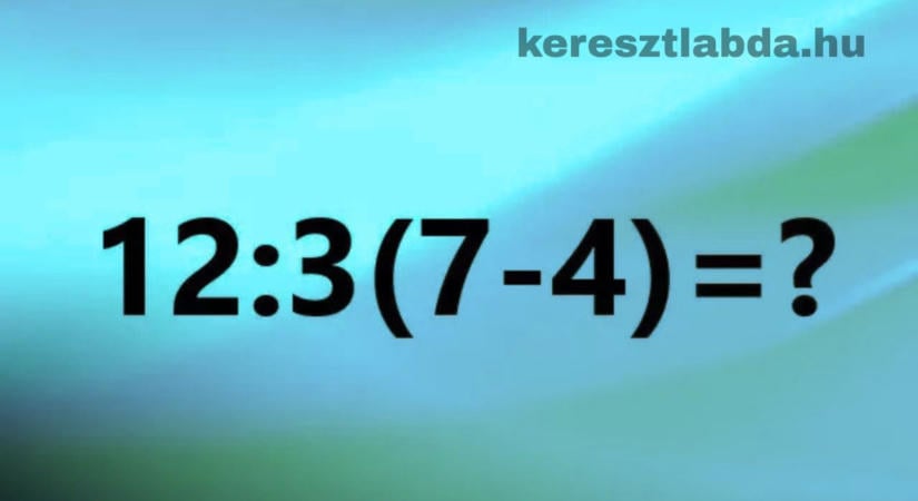 Matek feladat: Egy sor, szorzásjel nélkül. Mennyi az eredmény?