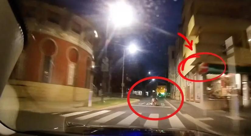 Videó: így menekülnek a zalaegerszegi motoros fiatalok a rendőrök elől!