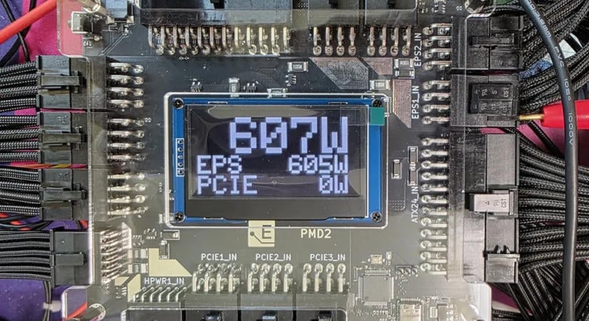 Az ElmorLabs új eszköze a 12VHPWR és a 12V-2x6 tápkábelek tápágankénti monitorozását is támogatja