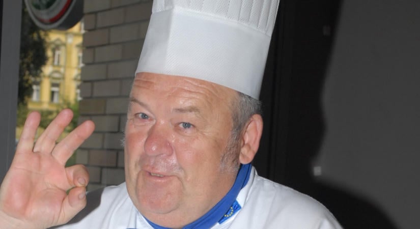 Benke Laci bácsi otthon a feleségének adta át a fakanalat
