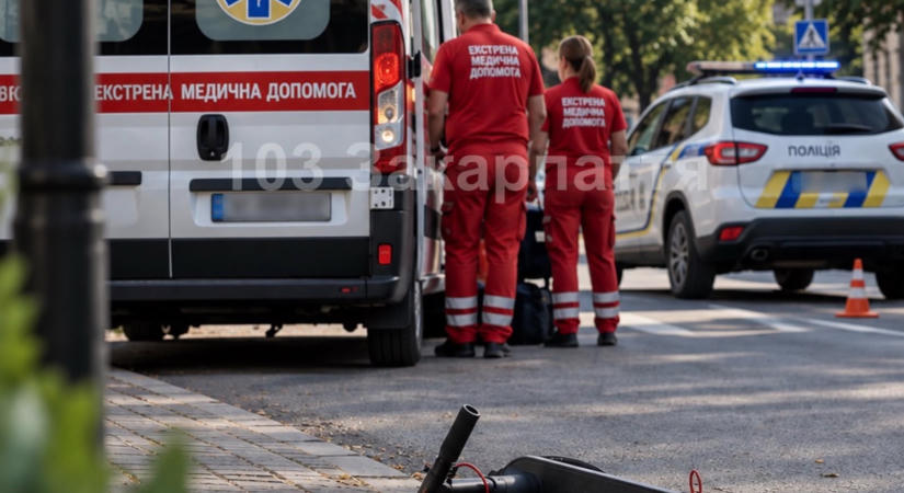 16 éves lány sérült meg rollerezés köz ben a Técsői járásban