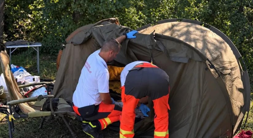 Meztelen, részeg horgászhoz hívtak mentőt a Derítő-tónál