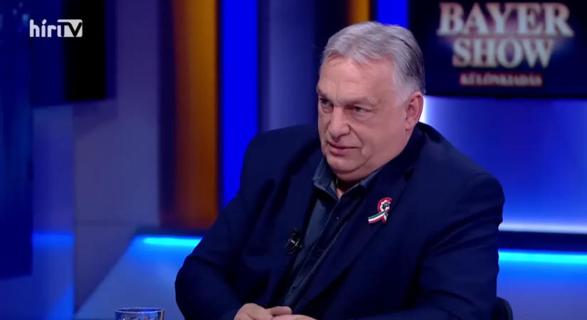 Exkluzív interjú – Kötcse után Orbán Viktor a Bayer show-ban