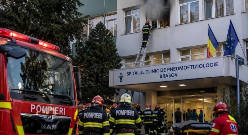 Kórháztűz volt Brassóban, egy beteg meghalt