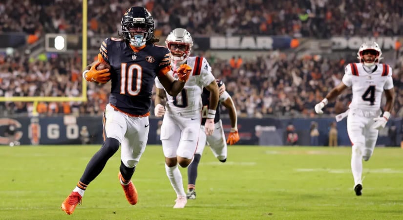 NFL: elképesztő Patriots-TD az első félidő hajrájában, de a meccset a Bears nyerte meg – VIDEÓ