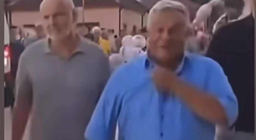 Orbán Viktor és Világi Oszkár egy szerbiai zenei fesztiválon találkozott