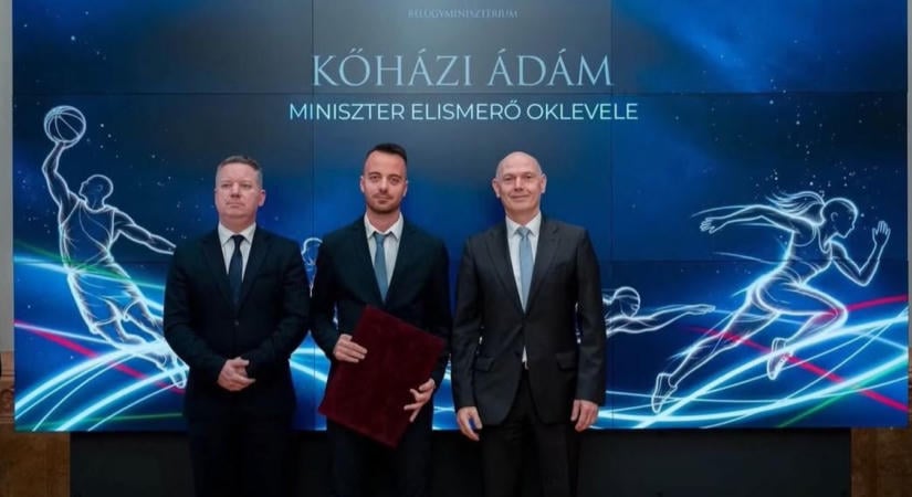 Büszke lehet Cegléd – rangos miniszteri elismerést kapott a város sportkoordinátora