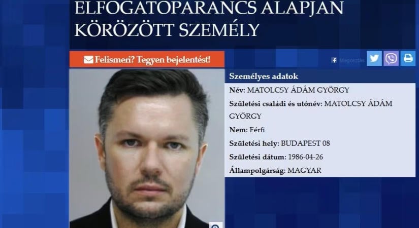 Még mindig nincs nemzetközi elfogatóparancs Matolcsy Ádám ellen