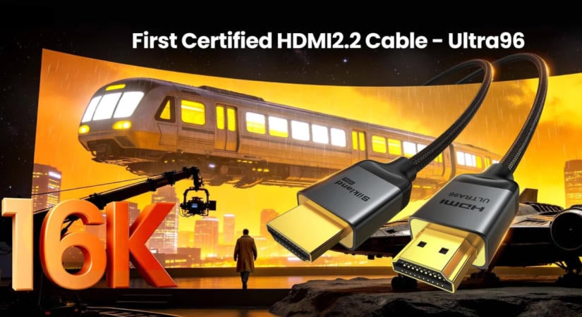 Itt a világ első olyan HDMI kábele, ami 16K-s felbontást is átvisz