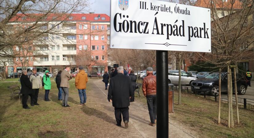 „Nem vagyok hát alkalmas rá, hogy szűk osztályérdekek kovácsa legyek.”– Felavattuk az óbudai Göncz Árpád Parkot
