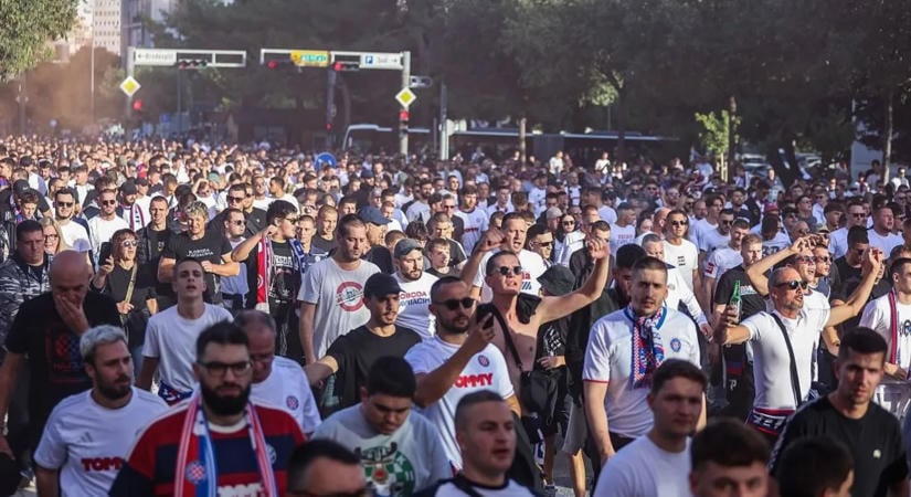 Konferencialiga: gyűlöletre uszítás miatt folyik eljárás a Hajduk-szurkolók ellen