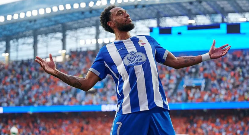 Aubameyang góllal, a Depor hazai döntetlennel tért vissza a La Ligába
