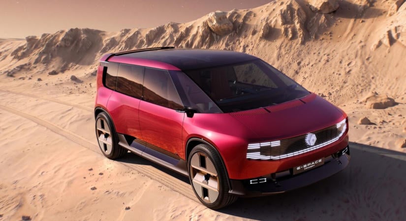 Visszahozza az igazi egyterűt a Renault: itt a zseniálisan retró E-Space tanulmány