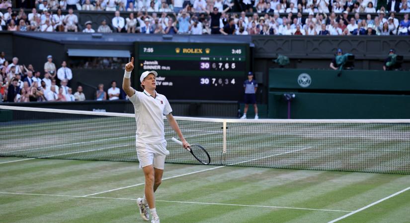 Jannik Sinner címet védett Wimbledonban