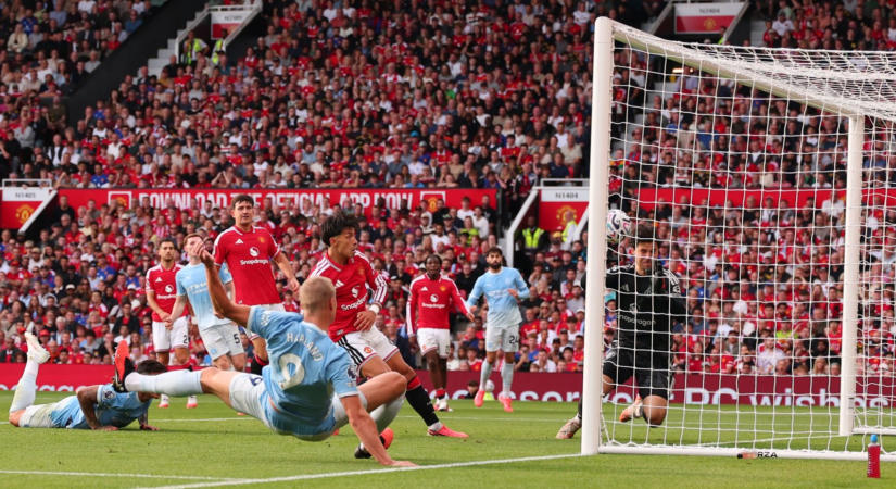 Botrányos kiállítás, vitatott Haaland-gól - a City nyerte a manchesteri derbit