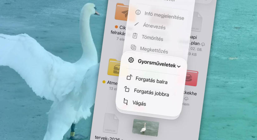 Videók elforgatása utólag iPhone-on, a legegyszerűbben
