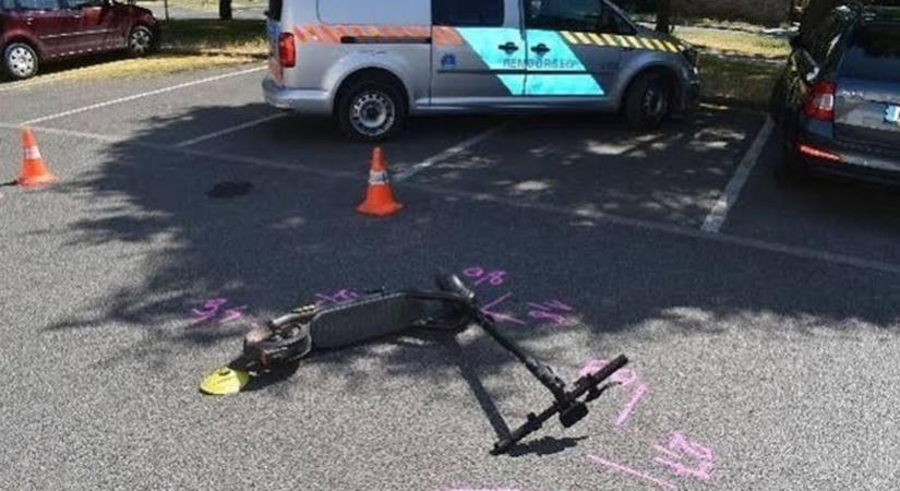 Elég volt egy úthiba: hatalmasat esett a rolleres – csaknem megháromszorozódott a balesetek száma