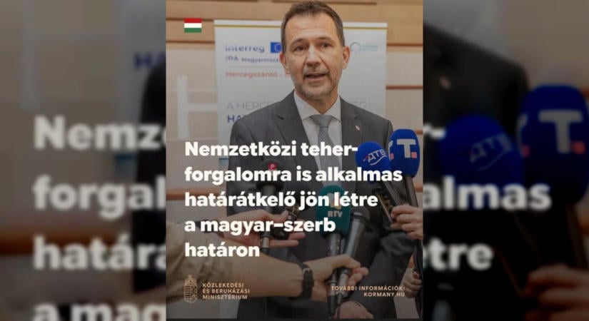 Nemzetközi teherforgalmi csomóponttá bővül a hercegszántói határátkelő