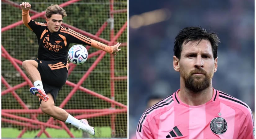 Lionel Messi szerint az Arsenal tehetsége lehet a jövő egyik klasszisa