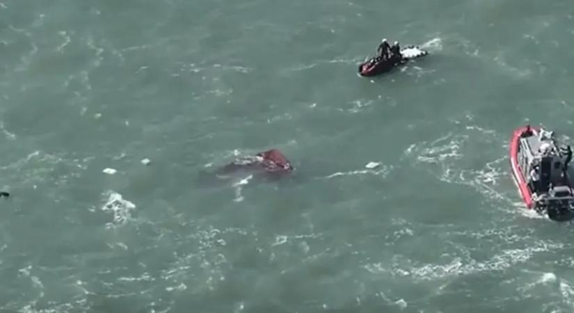 Elsüllyedt egy hajó az Alcatraz közelében, egy ember meghalt, hárman eltűntek