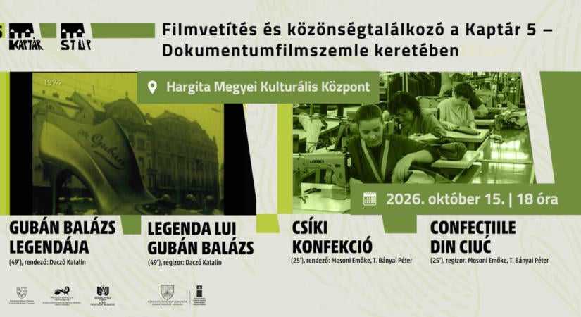 A csíki konfekció és a Gubán cipők múltját idézik fel Csíkszeredában