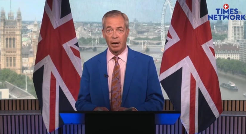 Több brit szélsőjobbos megmondóember dicsőíti a doveri maszkosokat, Farage elítélte őket