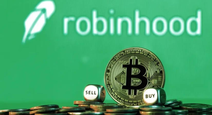 Beszállt a Robinhood: bitcoin került a cég mérlegébe