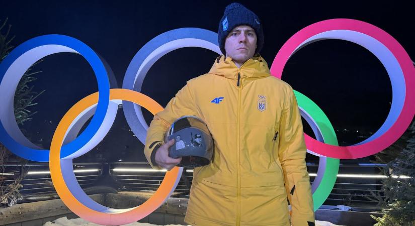 Kizárták az olimpiáról az ukrán szkeletonost, aki a háborúban elesett honfitársai képével a sisakján akart versenyezni