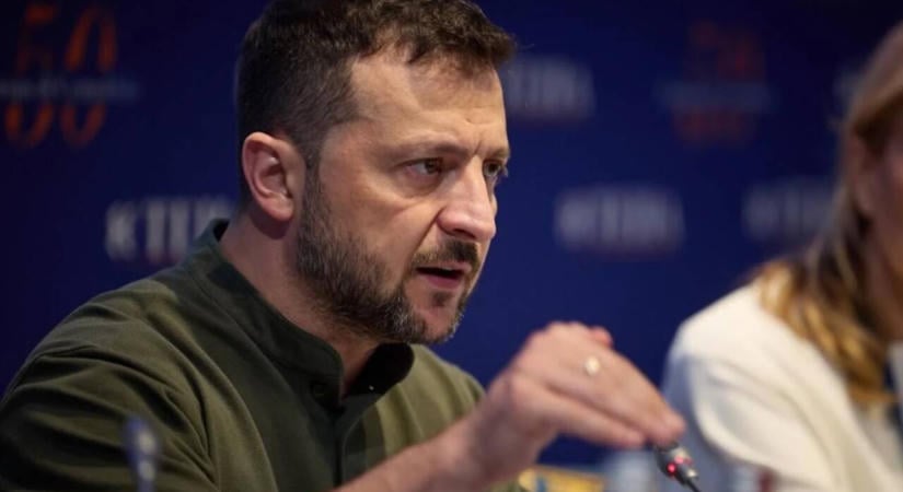 Zelenszkij: Európa nem tudja egyedül megvédeni magát, ha Ukrajna védelme összeomlik