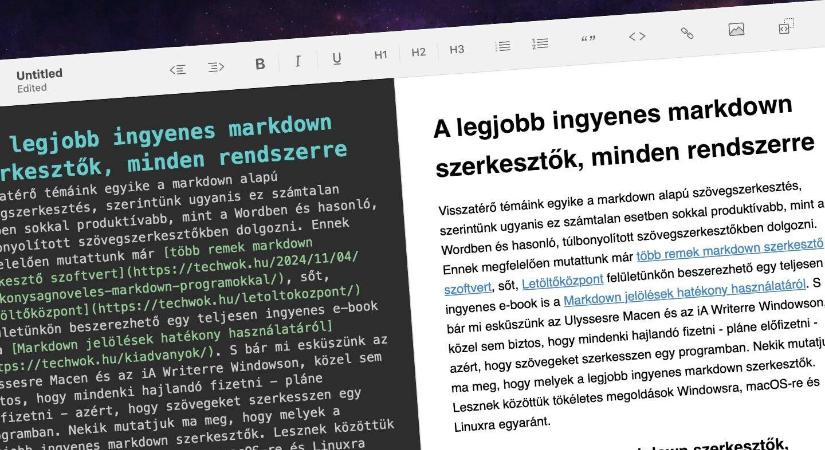 A legjobb ingyenes markdown szerkesztők, minden rendszerre