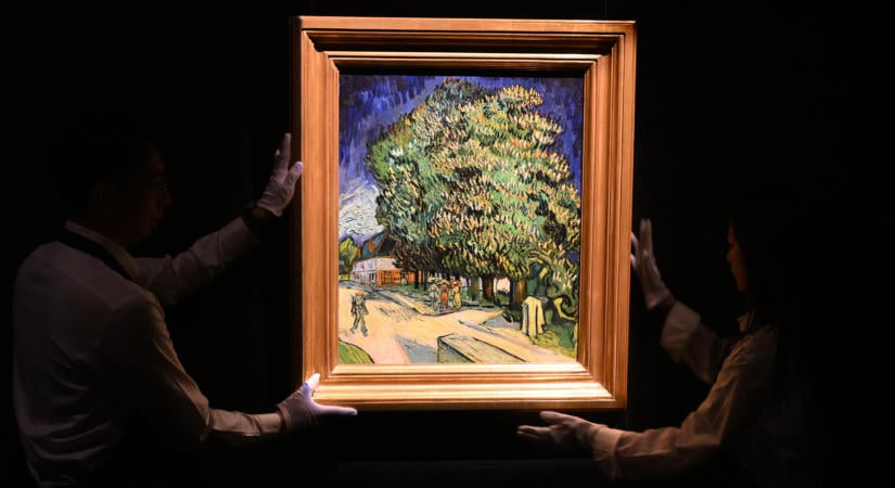 Csaknem 180 millió dollárért kelhet el egy Vincent van Gogh-festmény a Sotheby's New York-i árverésén