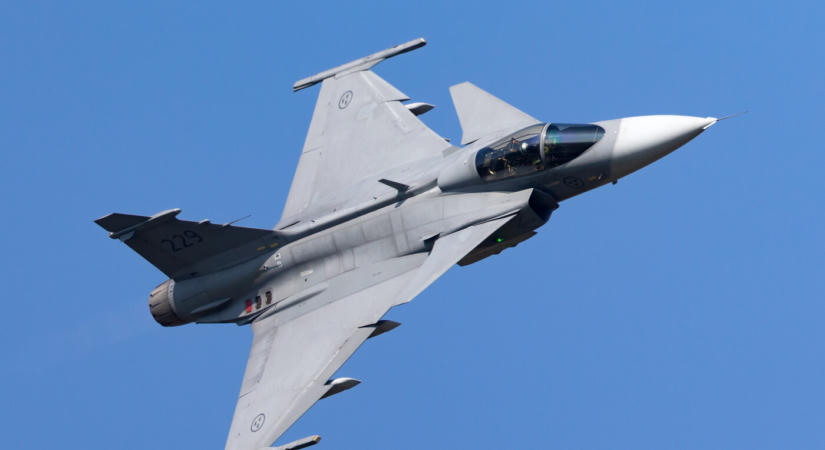 Lezuhant a magyar honvédség egyik Gripen vadászgépe