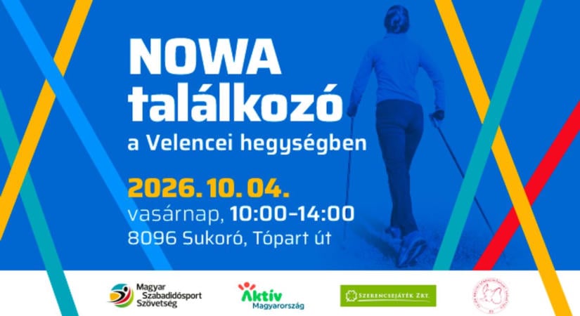 Természetjárás, közösségi élmény, nordic walking Sukorón és a Velencei hegységben