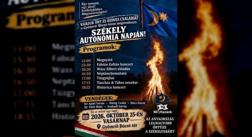 Székely Autonómia Napja: megemlékezést és őrtűzgyújtást szervez a Mi Hazánk