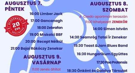 22. Bluegrass fesztivál Abaligeten