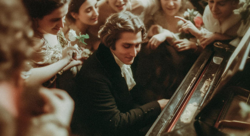 Megőrültek a nők Liszt Ferencért - Pamkutya lebbenti fel a fátylat a sosemlátott pillanatokról