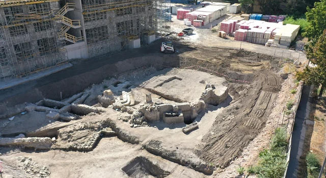 Tovább kutatják az Óbudán feltárt monumentális római építmény rendeltetését