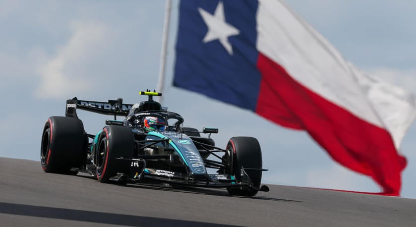 Lángoló autó és egy fantasztikus kör: Kimi Antonelli nyerte az időmérőt Austinban