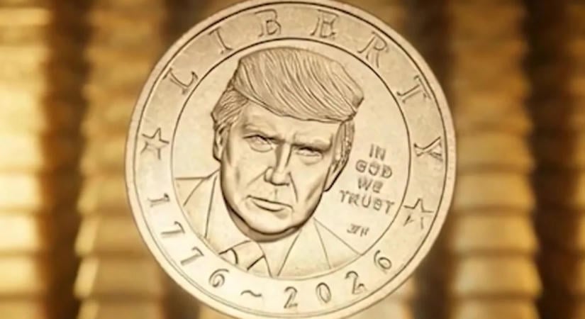 Több mint 20 éves eladási rekordot döntött az amerikai pénzverde elsősorban egy Trump-érmével