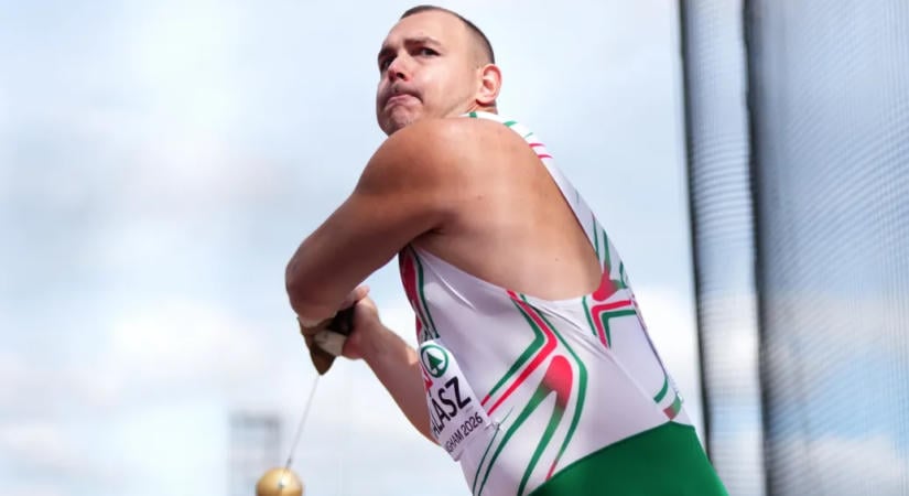 Halász Bence élete legjobbjával, országos csúccsal lett Európa-bajnok kalapácsvetésben