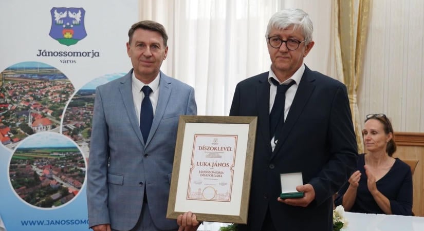 Luka János díszpolgár lett: több évtizeden át szolgálta Jánossomorját - Fotó