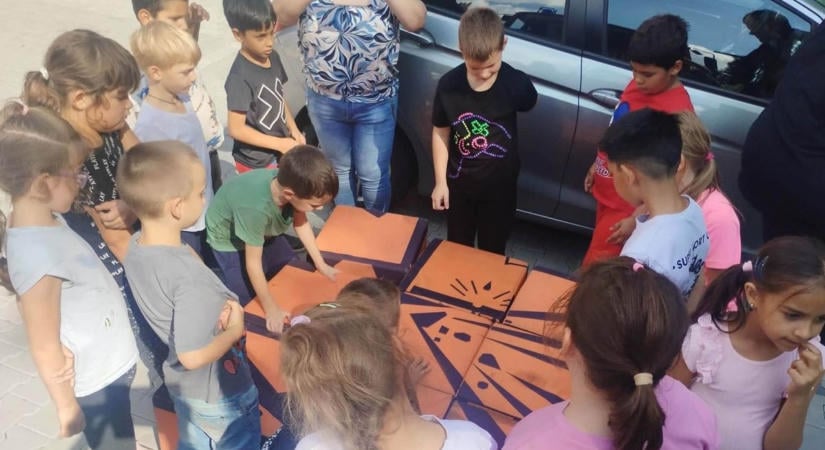 Játékosan tanultak a biztonságról a faddi diákok